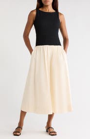 Rebecca Taylor Reese Mixed Media Dress