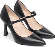 NeroGiardini Mary Jane Leather Pump