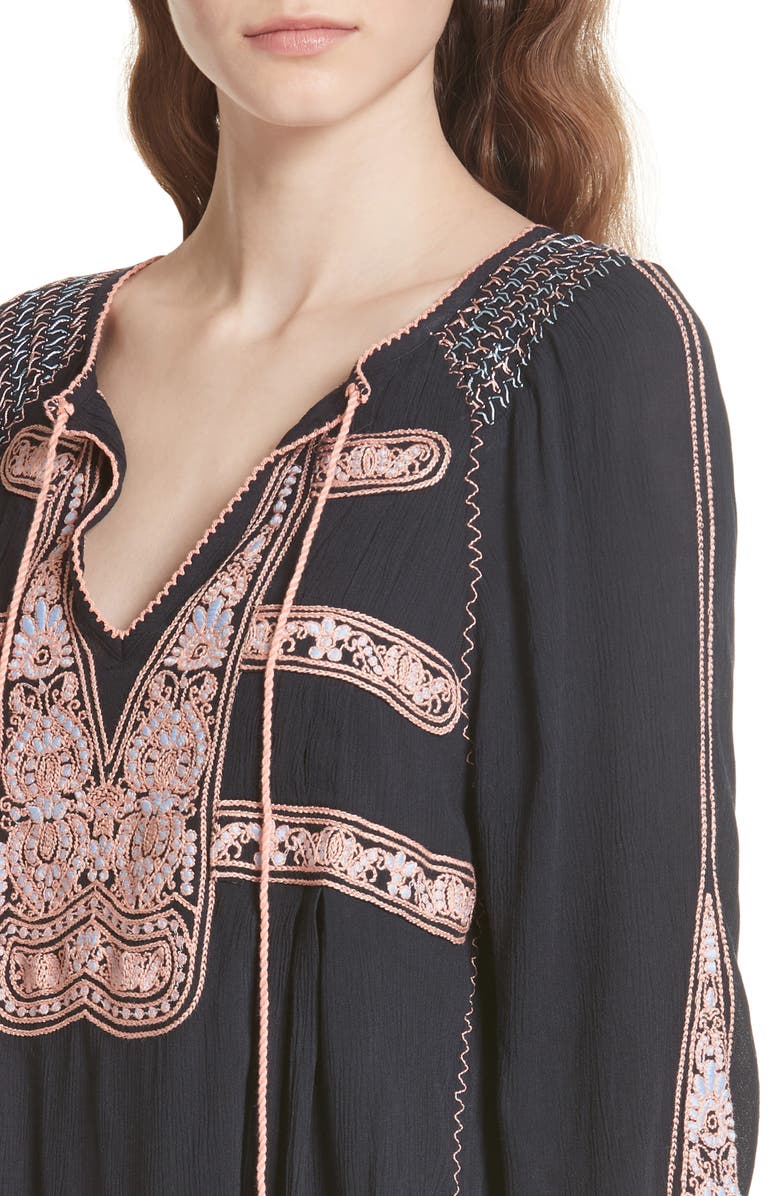 Free People Wind Willow Minidress, Alternate, color,