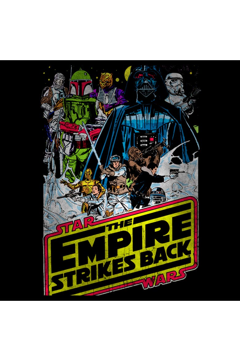 Men's Star Wars Movie Poster Graphic Tee, Alternate, color, Black