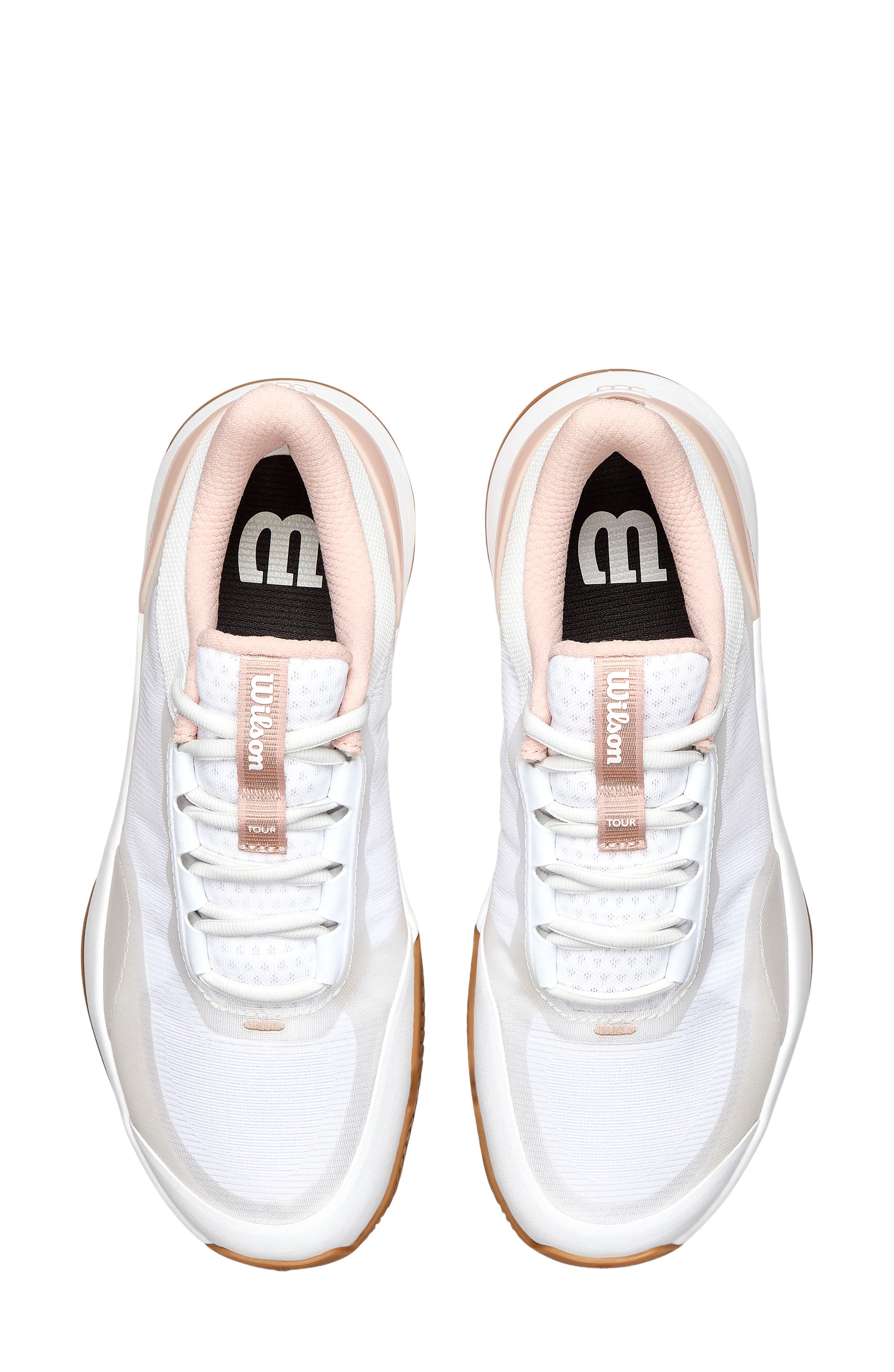 Intrigue Tour Tennis Sneaker, Alternate, color, WHITE/CAMEO ROSE/GUM1A