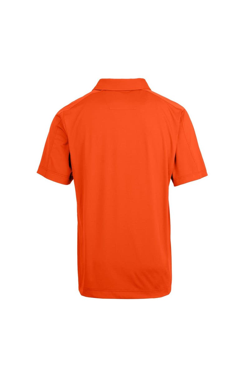 Cutter & Buck Men's Cutter & Buck Orange Auburn Tigers Team Logo Big & Tall Prospect Textured Stretch Polo, Alternate, color, Orange