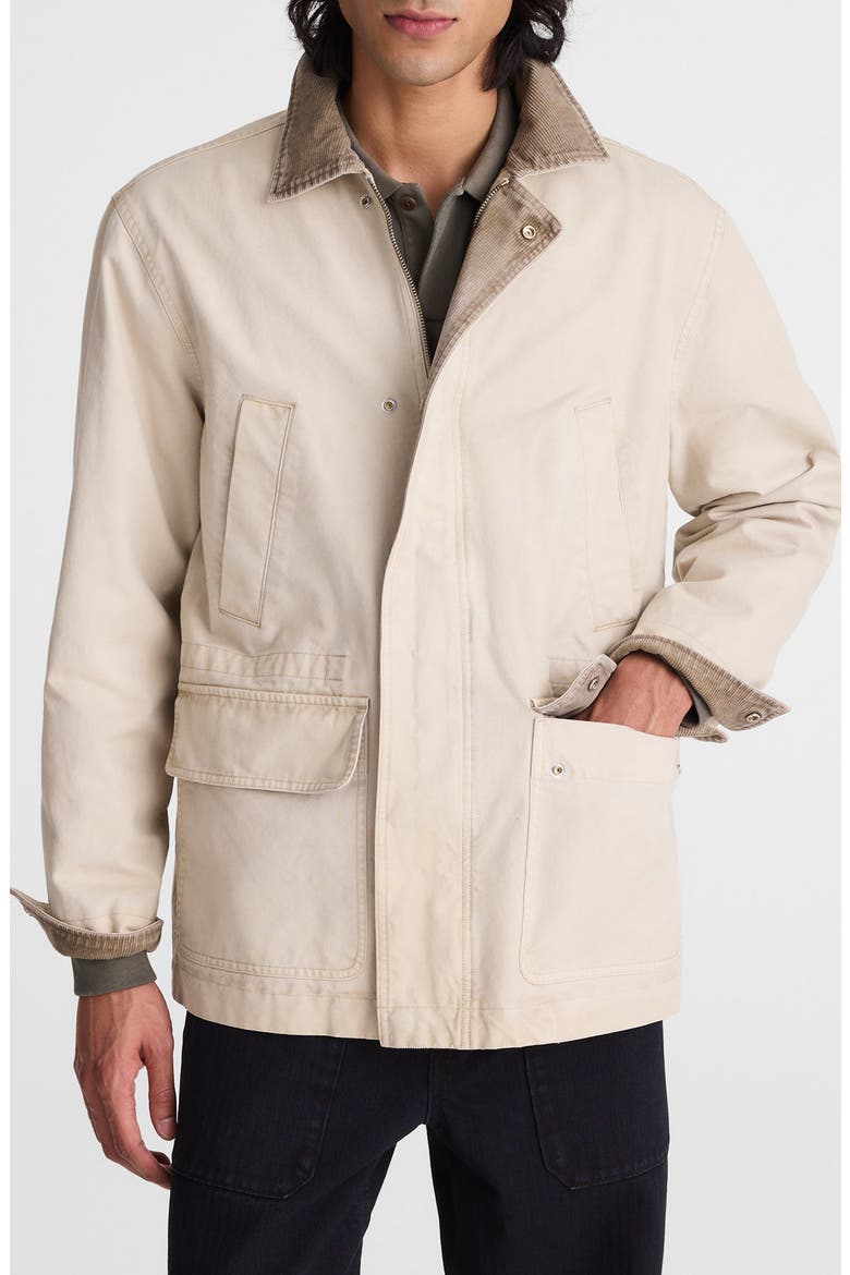 Canvas Field Jacket, Main, color, SUNFADED SAGE