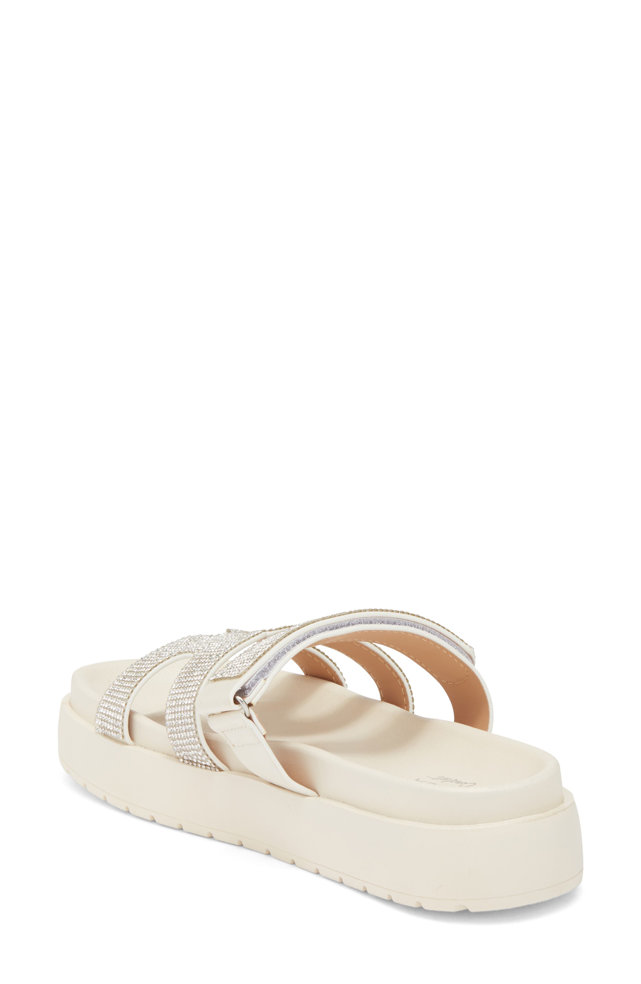 Kemper Rhinestone Embellished Slide Sandal - image 4