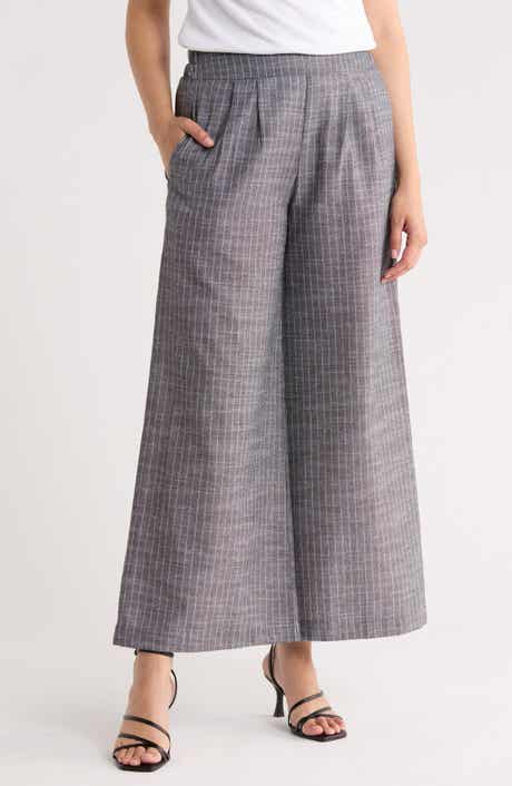 Renee C Print Wide Leg Pants