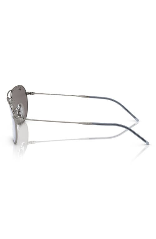Ray Ban Ray-ban 61mm Polarized Square Sunglasses In Gunmetal