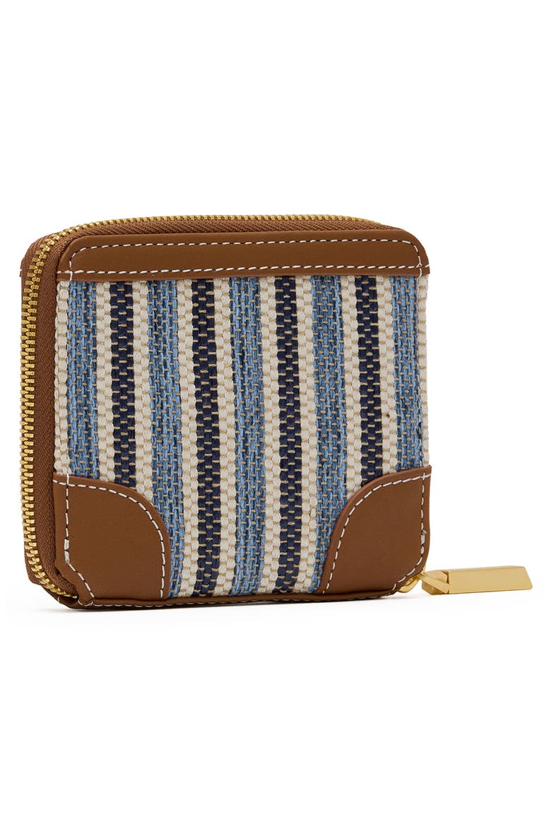 5 North Continental Wallet, Alternate, color, CABANA BLUE/ BRUSHED GOLD