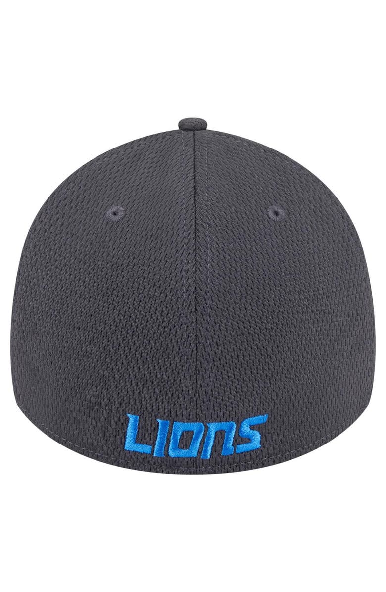 New Era Men's New Era Graphite Detroit Lions  Main 39THIRTY Flex Hat, Alternate, color, 