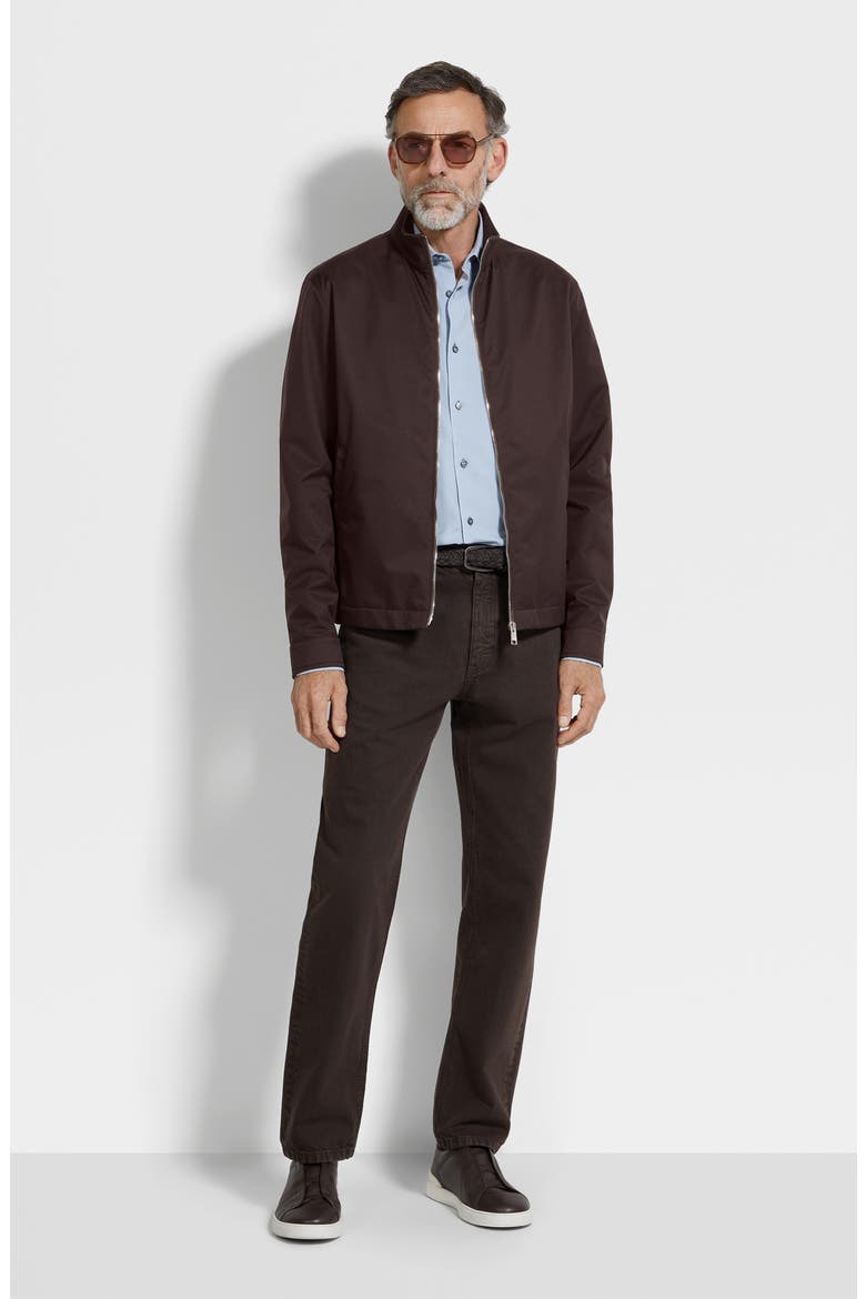 Roccia City Fit Jeans, Alternate, color, DARK BROWN