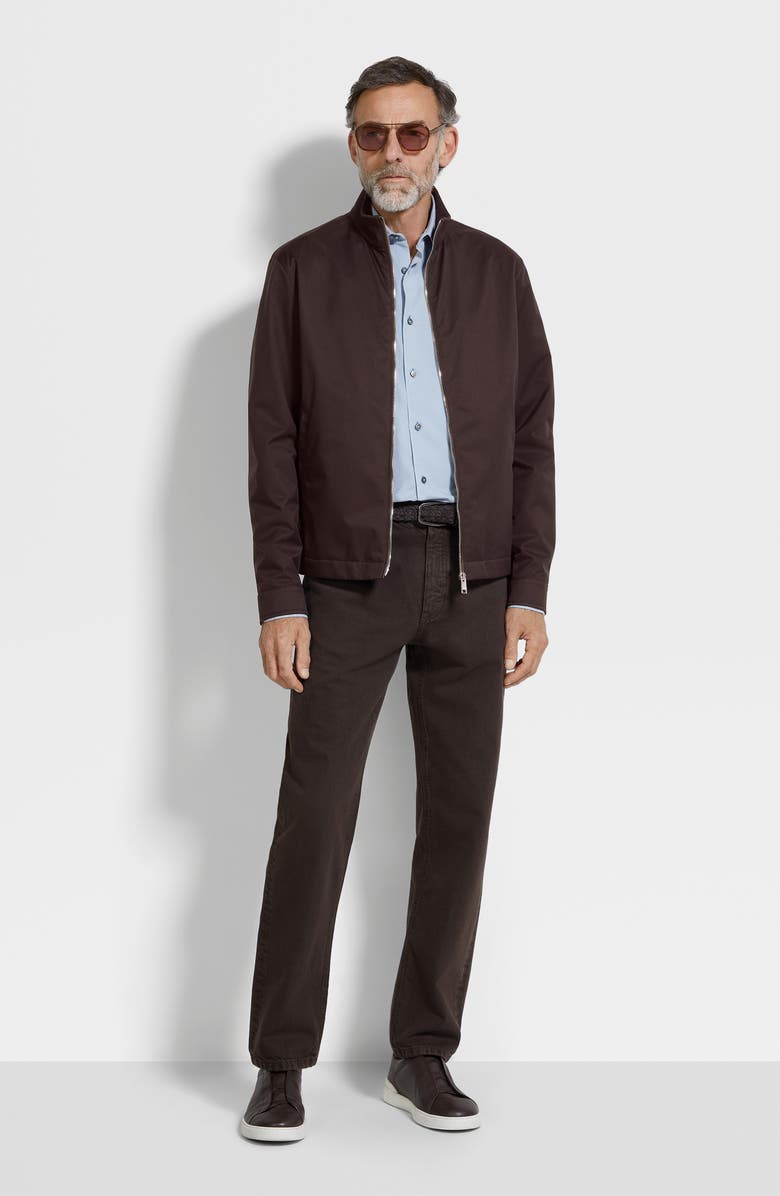 ZEGNA Roccia City Fit Jeans, Alternate, color, Dark Brown