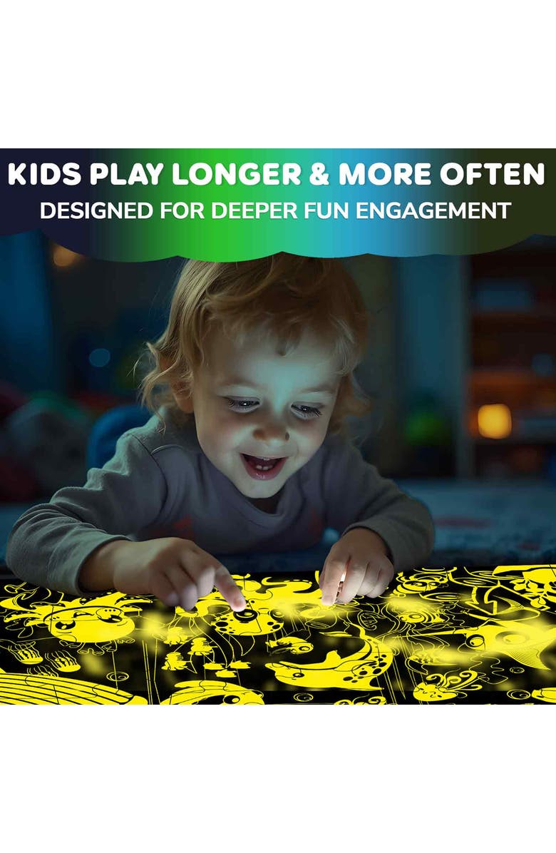 Quokka Giant Floor Puzzle Set for Kids - 48 Piece Jigsaw Puzzles, Alternate, color, Ocean Glow