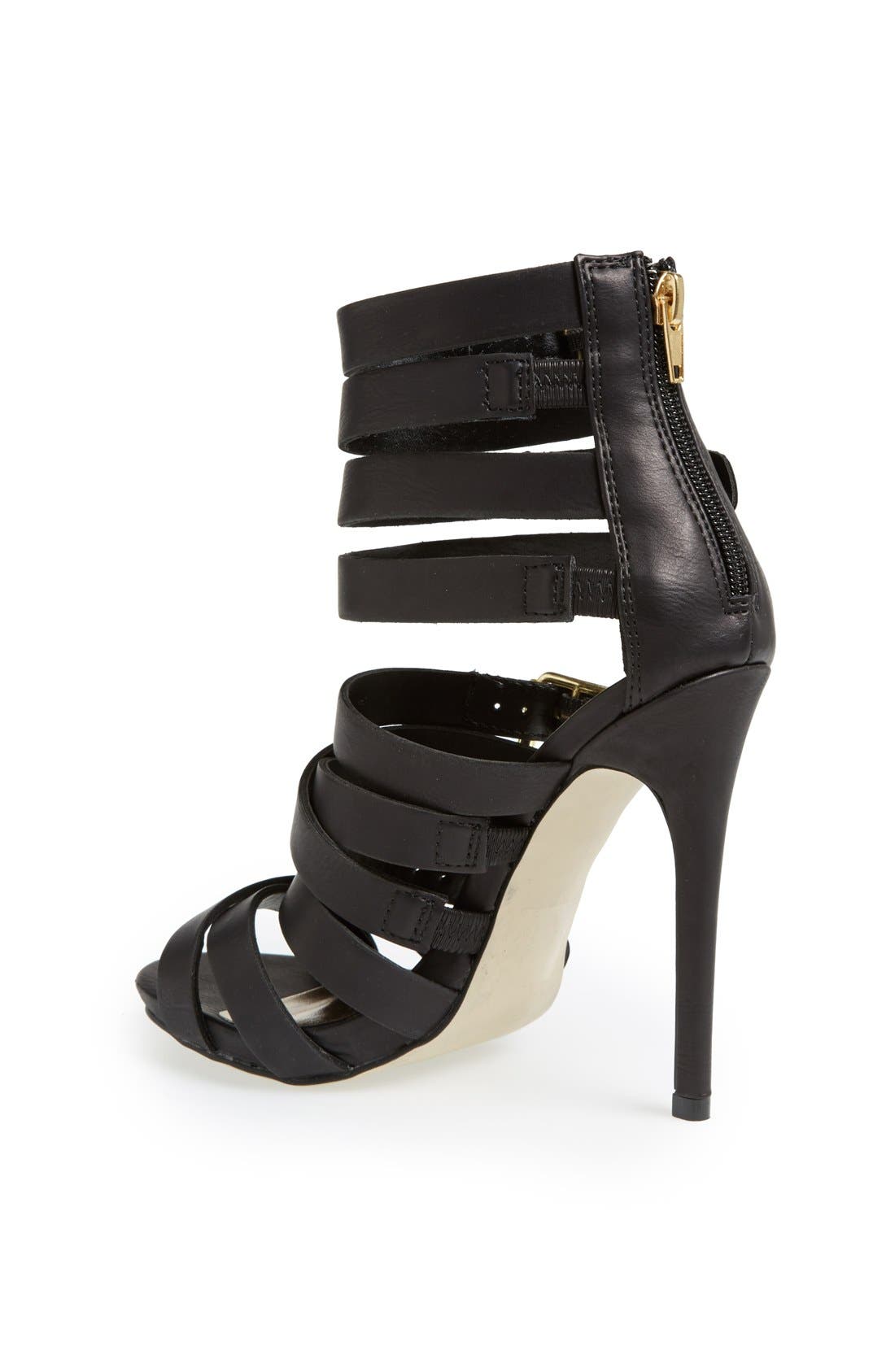 Madden Girl 'Milah' Sandal, Alternate, color, BLACK