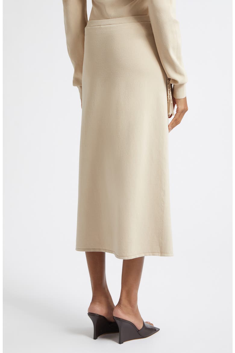Mane Midi Skirt, Alternate, color, ECRU