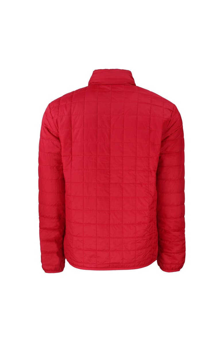 Cutter & Buck Men's Cutter & Buck Red Birmingham Barons Rainier PrimaLoft Big & Tall Eco Insulated Full-Zip Puffer Jacket, Alternate, color, 