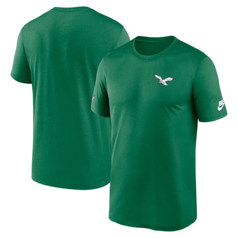 Men's Nike Kelly Green Philadelphia Eagles Sideline Alt Pack Small Logo Legend Performance T-Shirt