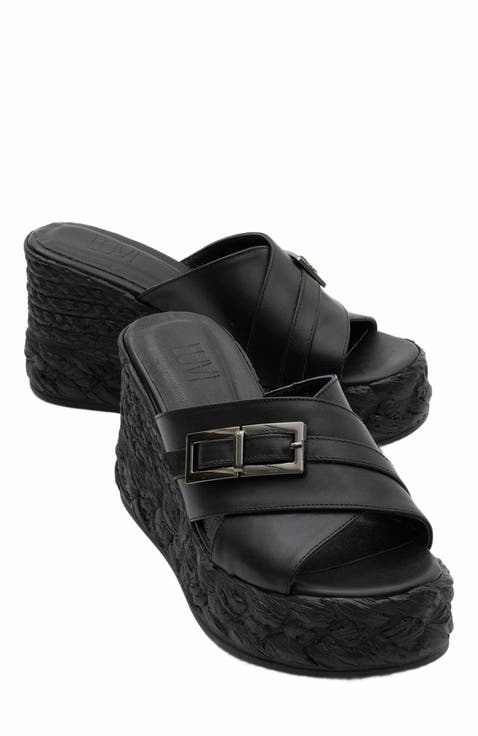 Palmas Leather Platform Sandal (Women)