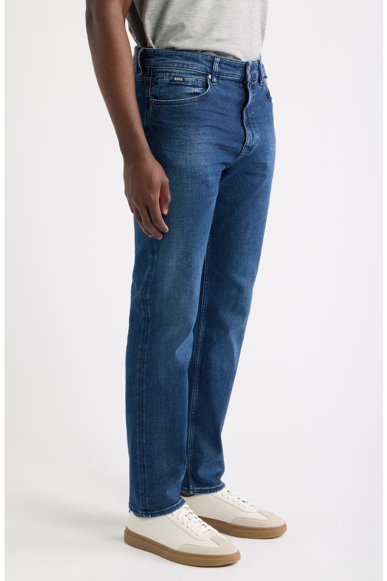 Ogden Regular Fit Straight Leg Jeans, Alternate, color, DARK BLUE