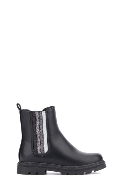 Olivia Miller Kids' Half Moon Lug Boot In Black