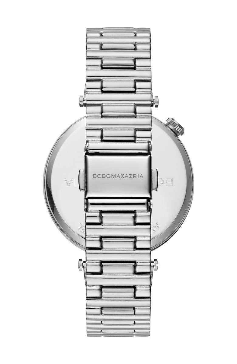 BCBGMAXAZRIA Women's Classic Japanese-Quartz Stainless Steel Watch, 38mm, Alternate, color, 