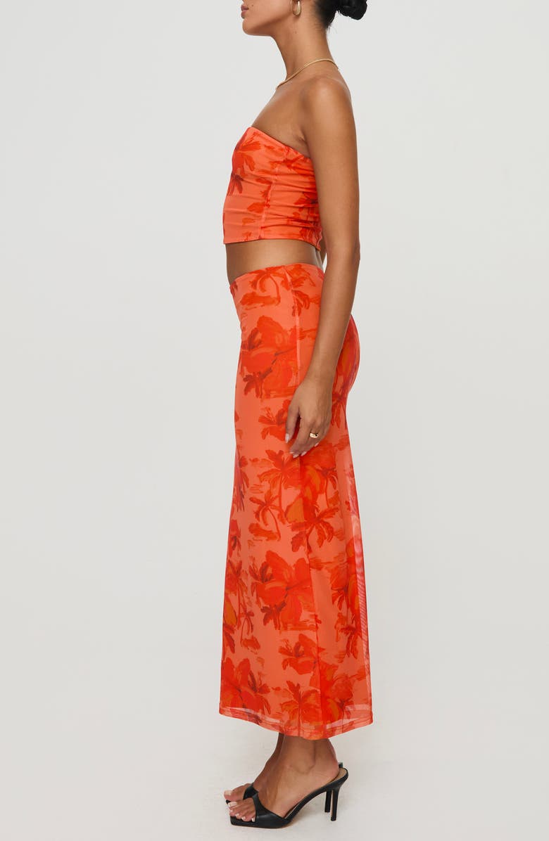 Princess Polly Leone Floral Tube Top & Maxi Skirt Set, Alternate, color,