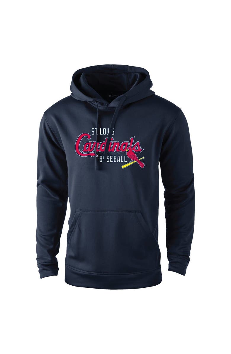 DUNBROOKE Men
s Dunbrooke Navy St. Louis Cardinals Champion Pullover Hoodie, Main, color, 