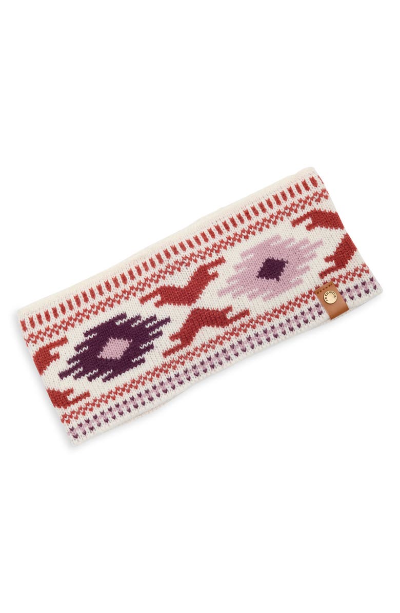 Frye Fair Isle Headband, Main, color, Cloud Dancer Multi