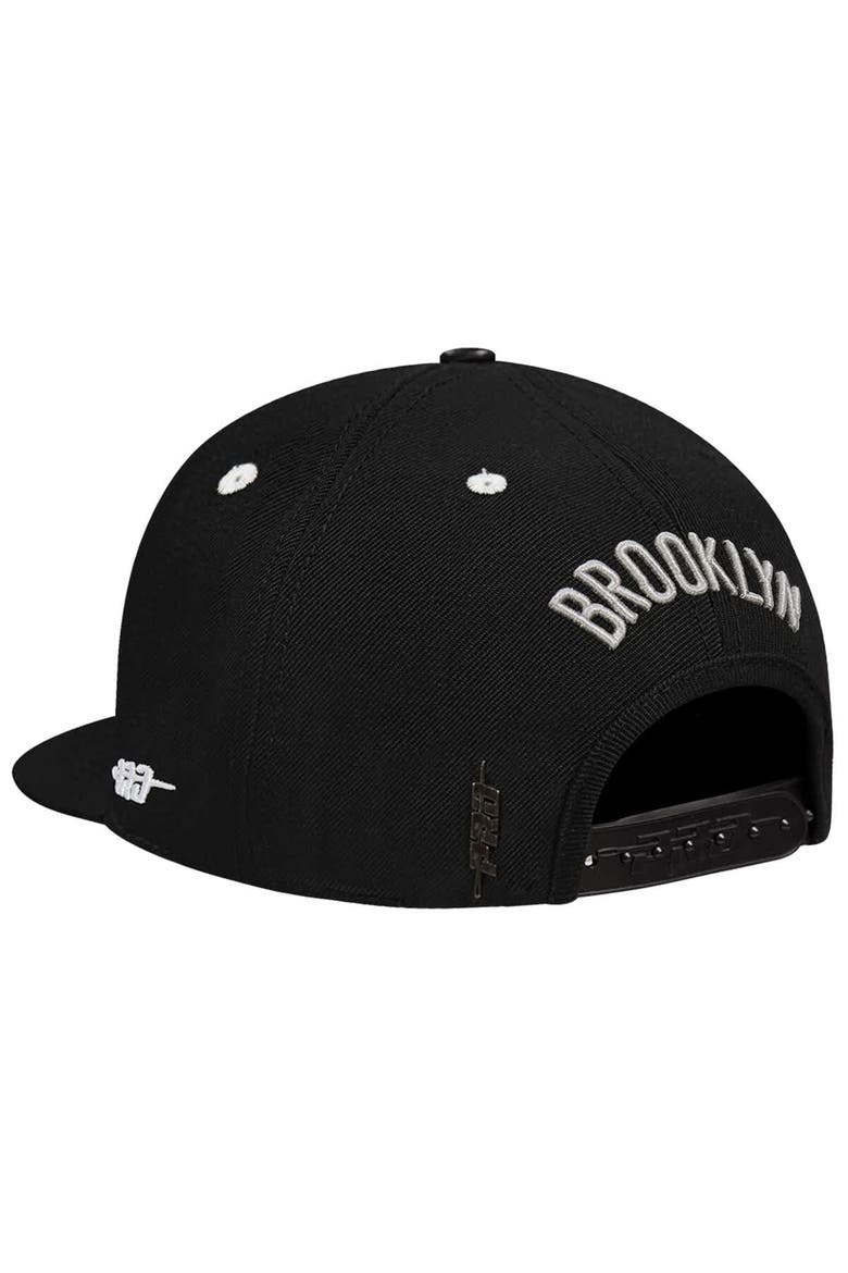 Men's Pro Standard  Cream Brooklyn Nets French Terry Snapback Hat, Alternate, color, Cream