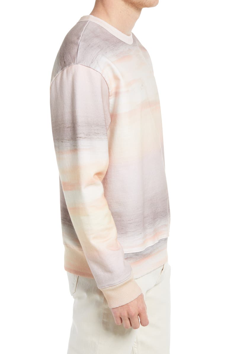 AG Arc Sweatshirt, Alternate, color, Sunset Dream Multicolor