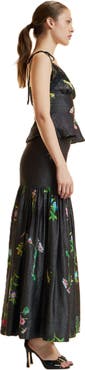 Cynthia Rowley Printed Lurex Skirt