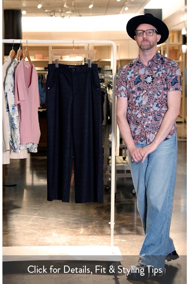 Whitney Skyrise Flat Front Wide Leg Pants video