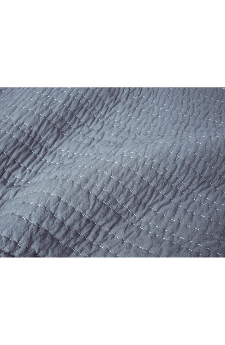 Coyuchi Channel Hand Stitched Organic Cotton Comforter, Alternate, color,