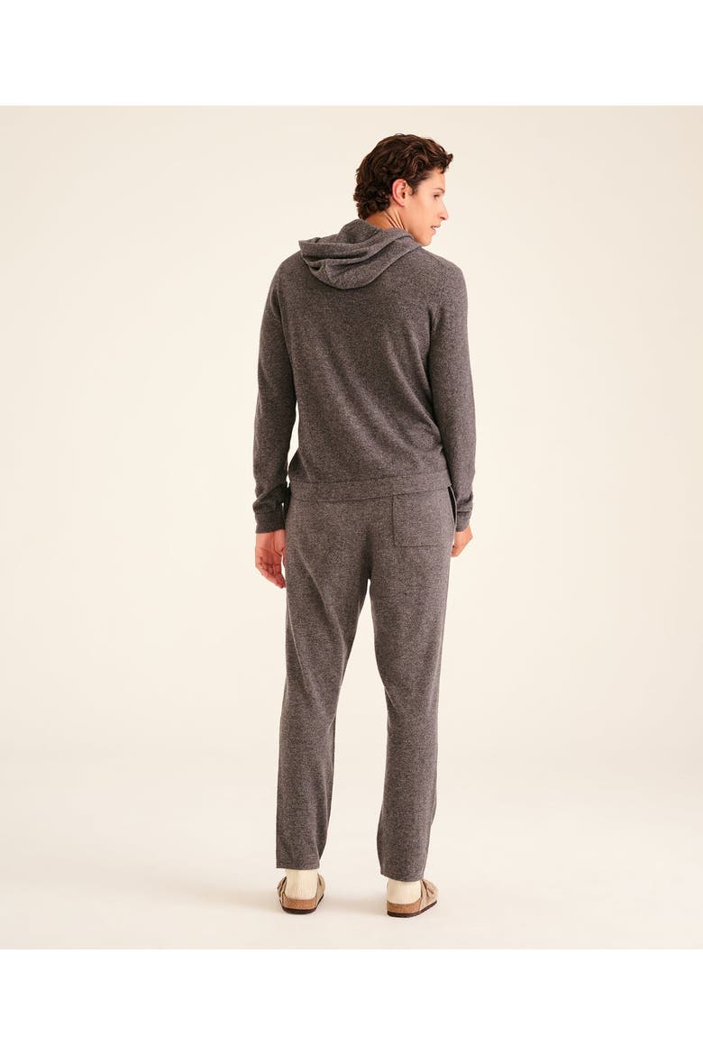Off-Duty Cashmere Hoodie, Alternate, color, Granite
