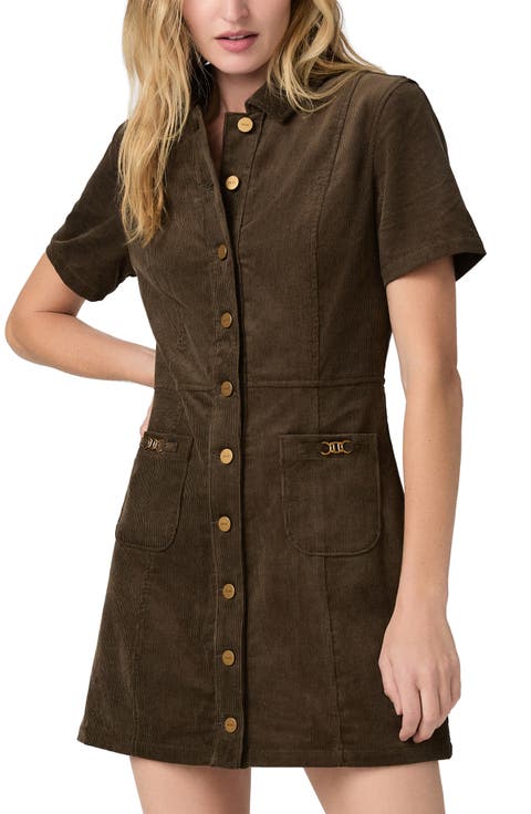 Clementine Corduroy Minidress