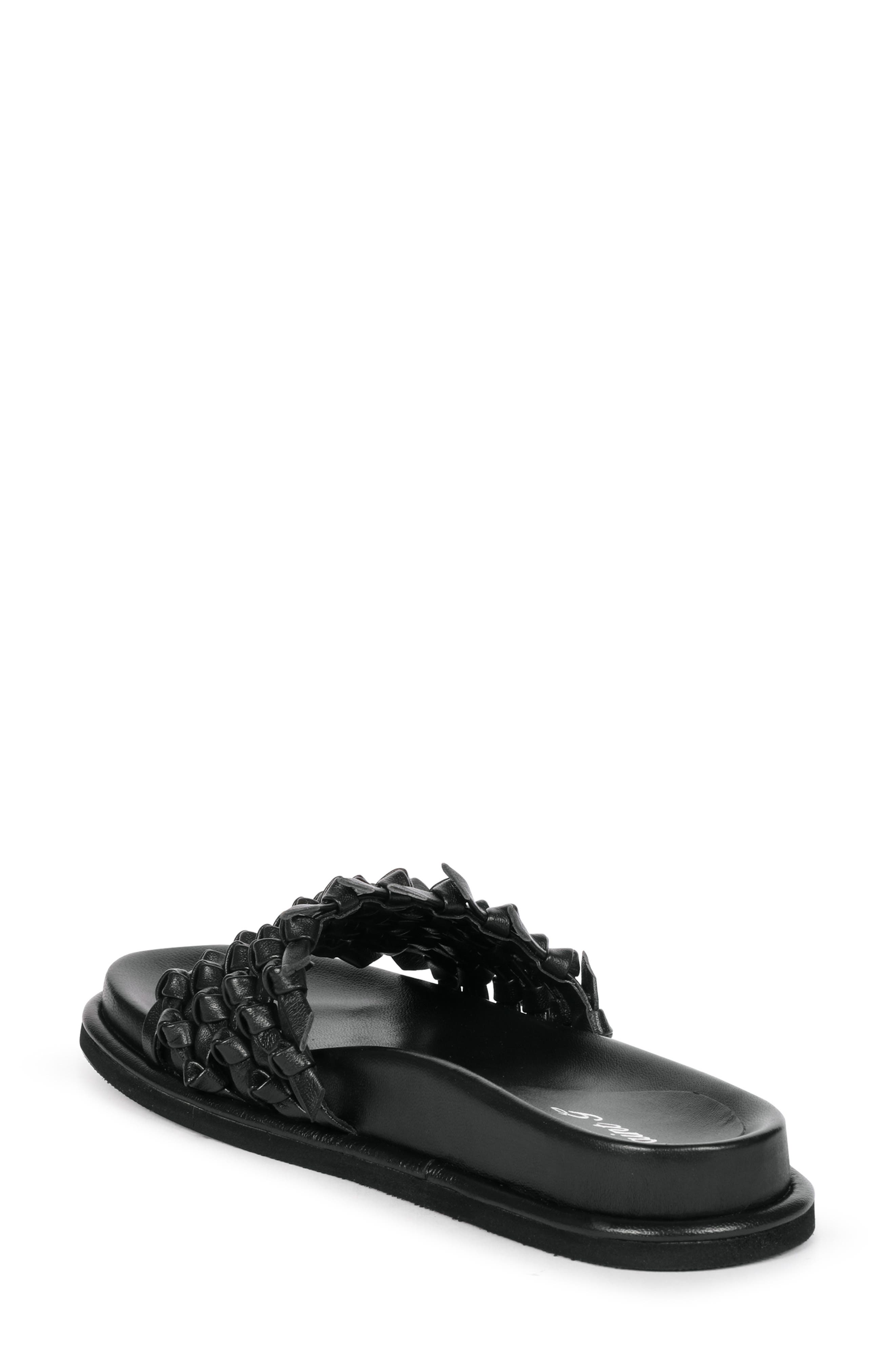 SAINT G Caterina Slide Sandal, Alternate, color, Black