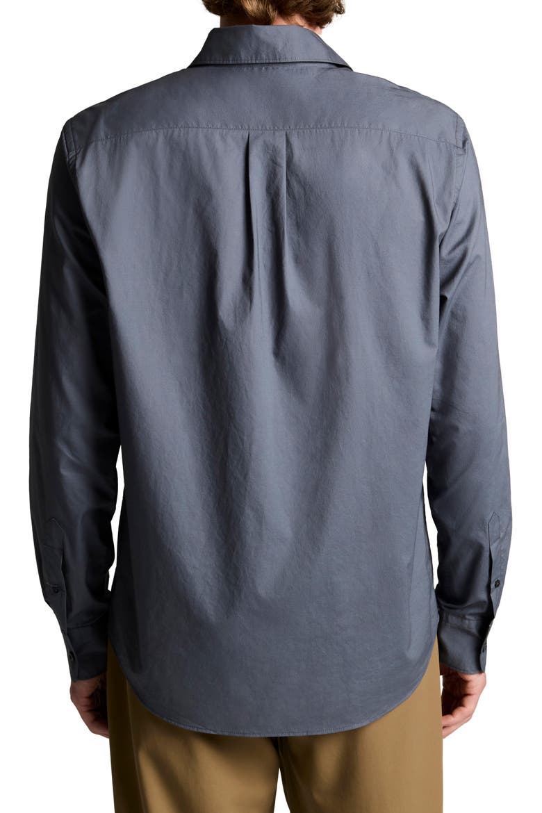 Cotton Poplin Button-Up Shirt, Alternate, color, NEUE BLUE
