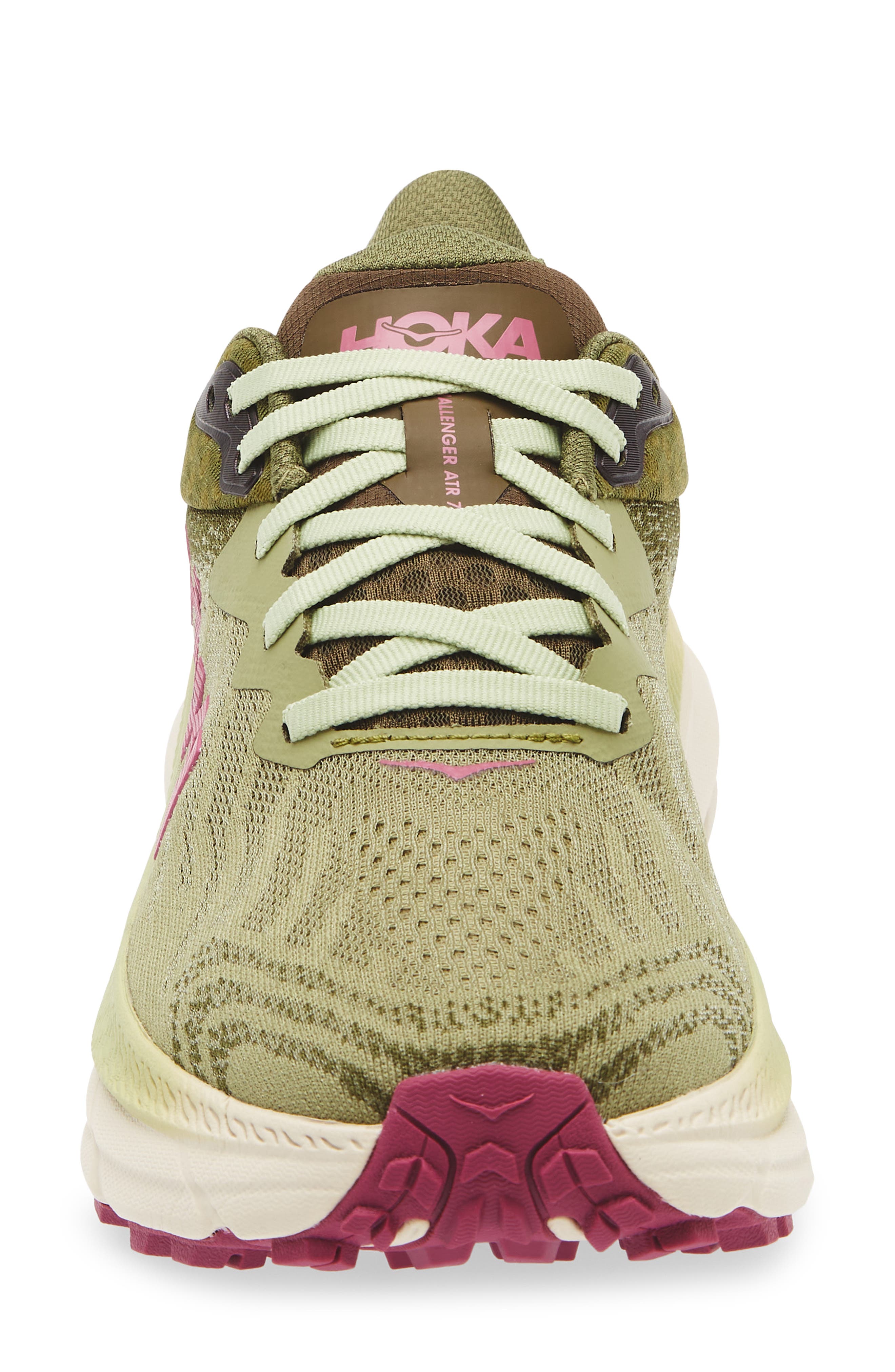 HOKA Challenger 7 Running Shoe, Alternate, color, Forest Floor / Beet Root