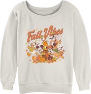 Mickey & Friends Juniors Mickey & Friends Fall Vibes Crew Sweatshirt