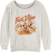 Mickey & Friends Juniors Mickey & Friends Fall Vibes Crew Sweatshirt