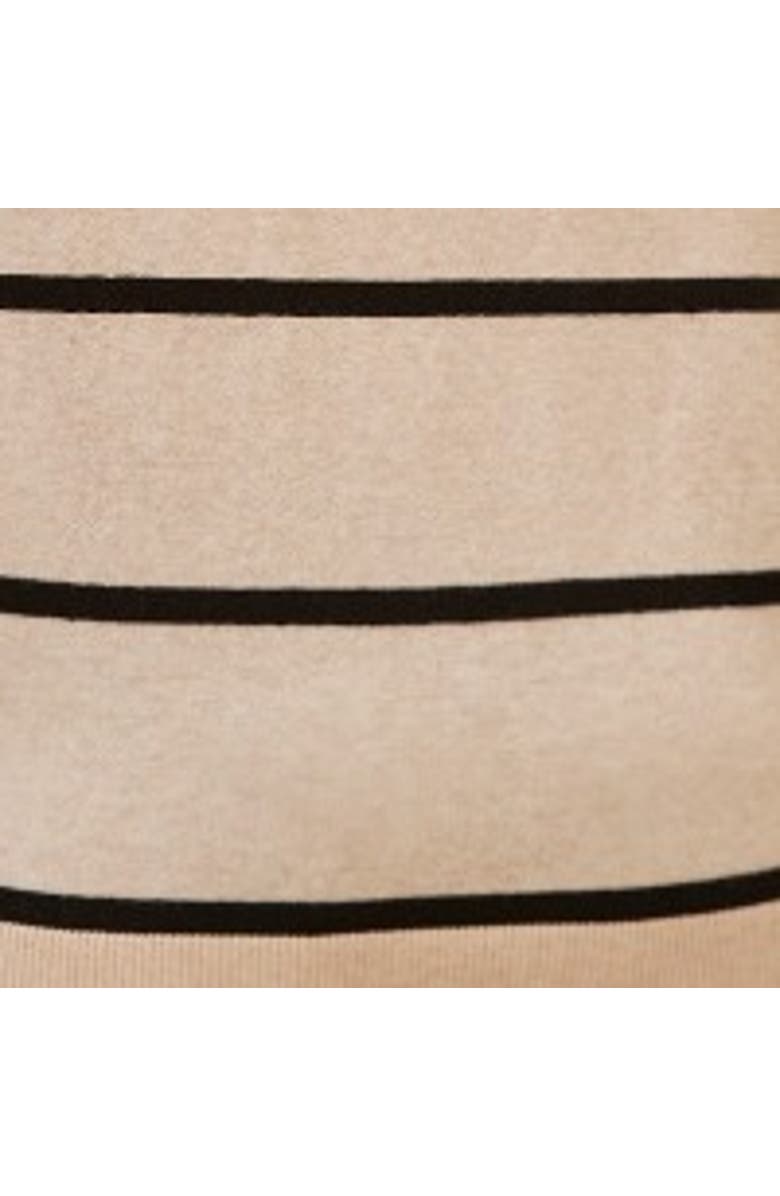 Live Unlimited Striped V-Neck Jumper, Alternate, color, Cream