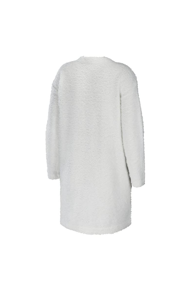 WEAR by Erin Andrews Women's WEAR by Erin Andrews Cream New England Patriots Cozy Lounge Cardigan Sweater, Alternate, color,