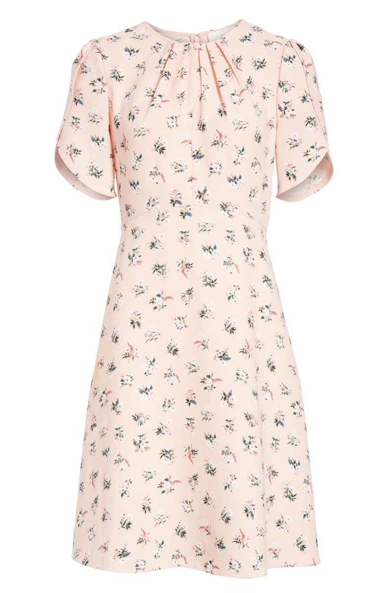 Kate Spade New York flora tulip sleeve dress, Alternate, color, 
