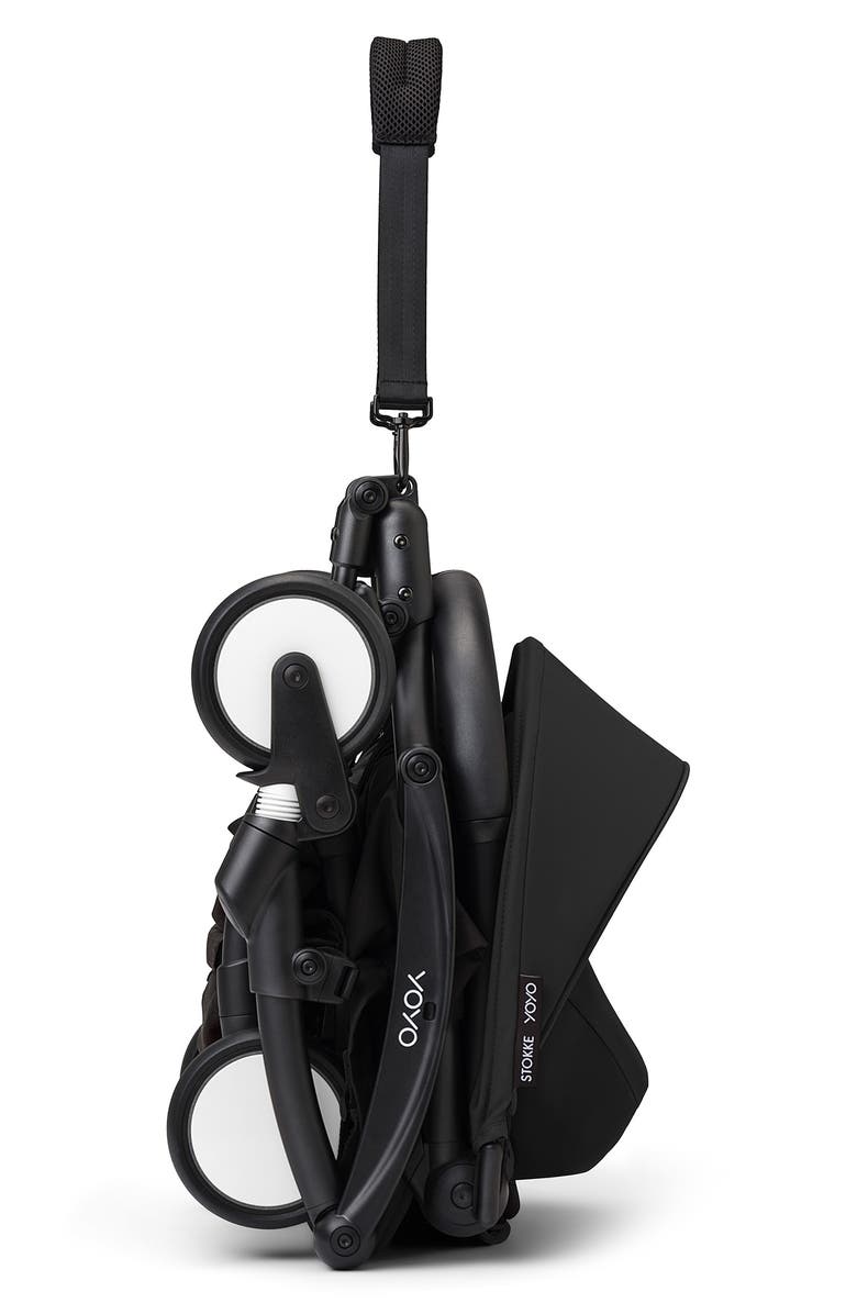 Stokke YOYO³ From Newborn to Toddler Stroller $688 Value, Alternate, color, Black