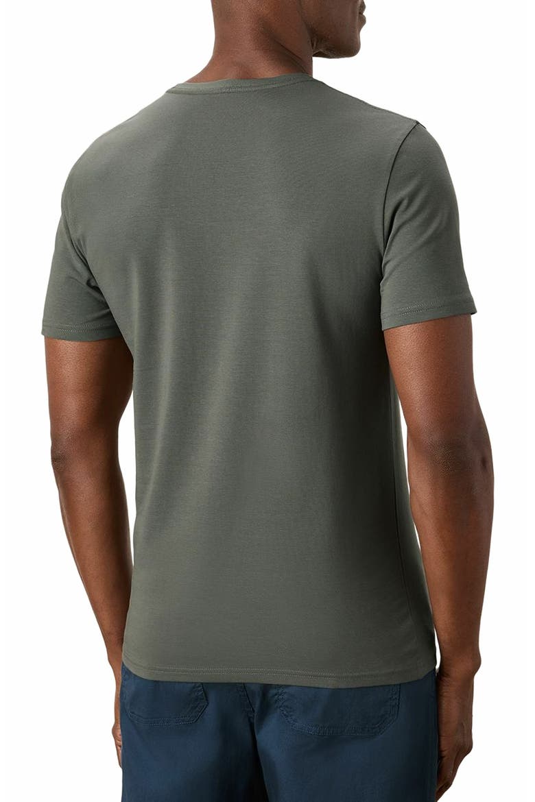 Luxe Stretch Jersey Slim Crew Neck Tee, Alternate, color, Castor Grey