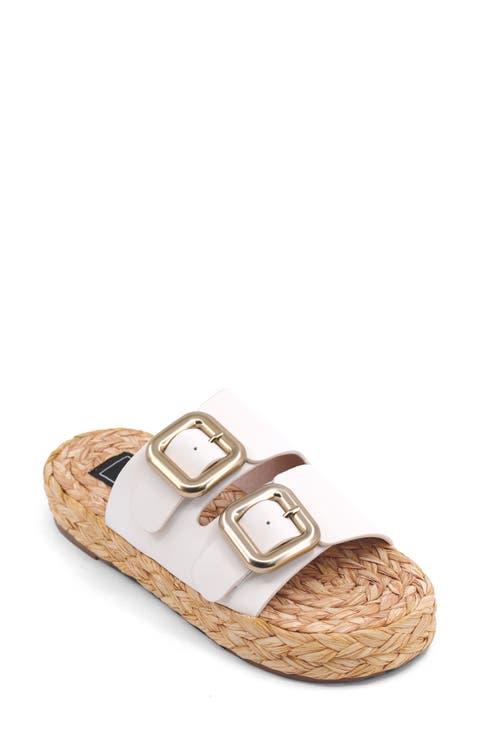Billie Jute Slide Sandal (Women)