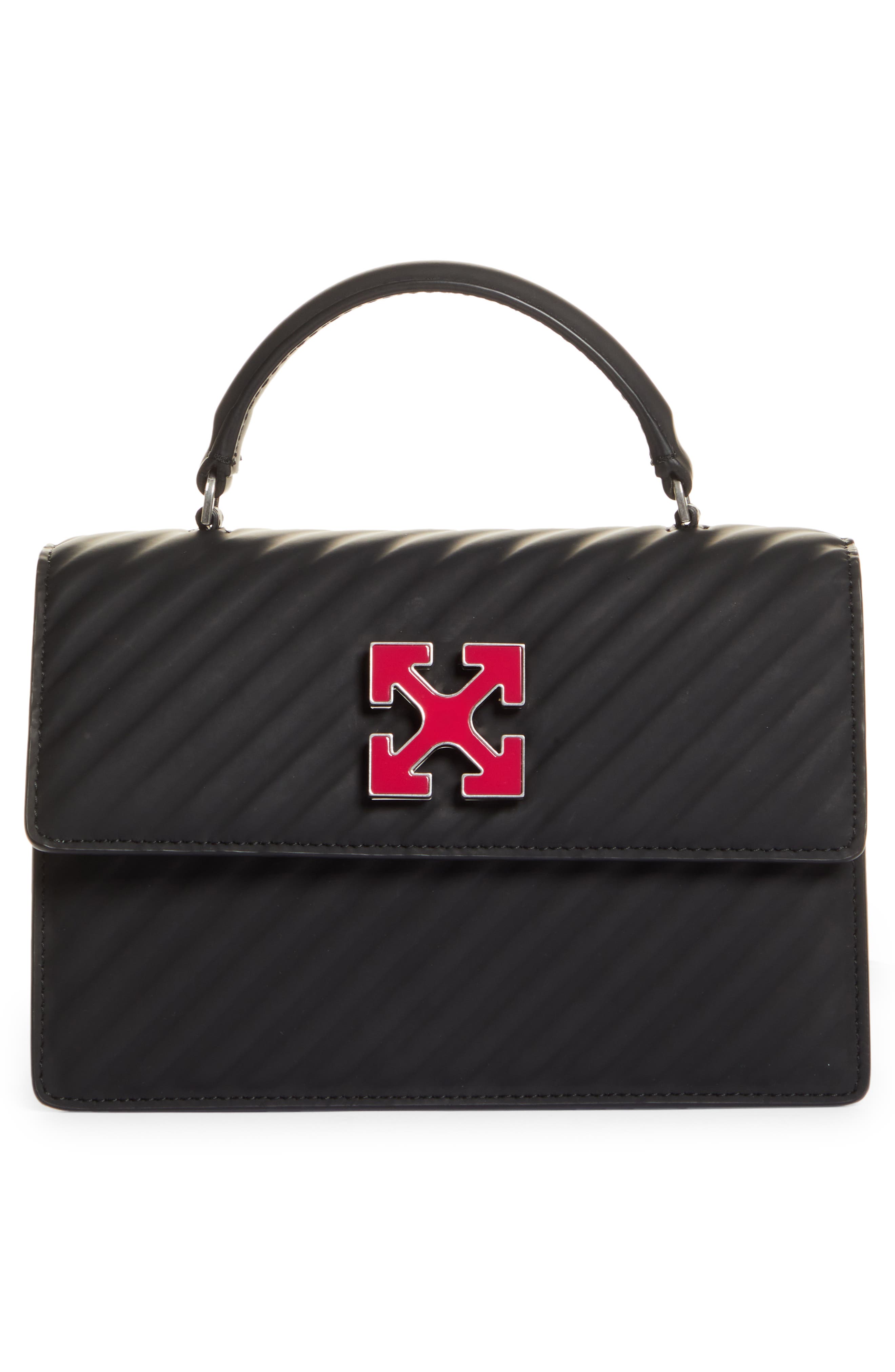 Off-White Jitney 2.0 Leather Shoulder Bag, Alternate, color, 