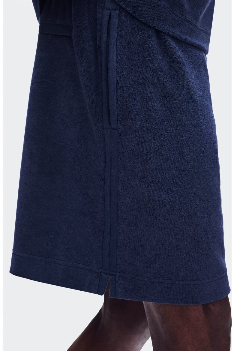 Courtside Terry Shorts, Alternate, color, INKWELL