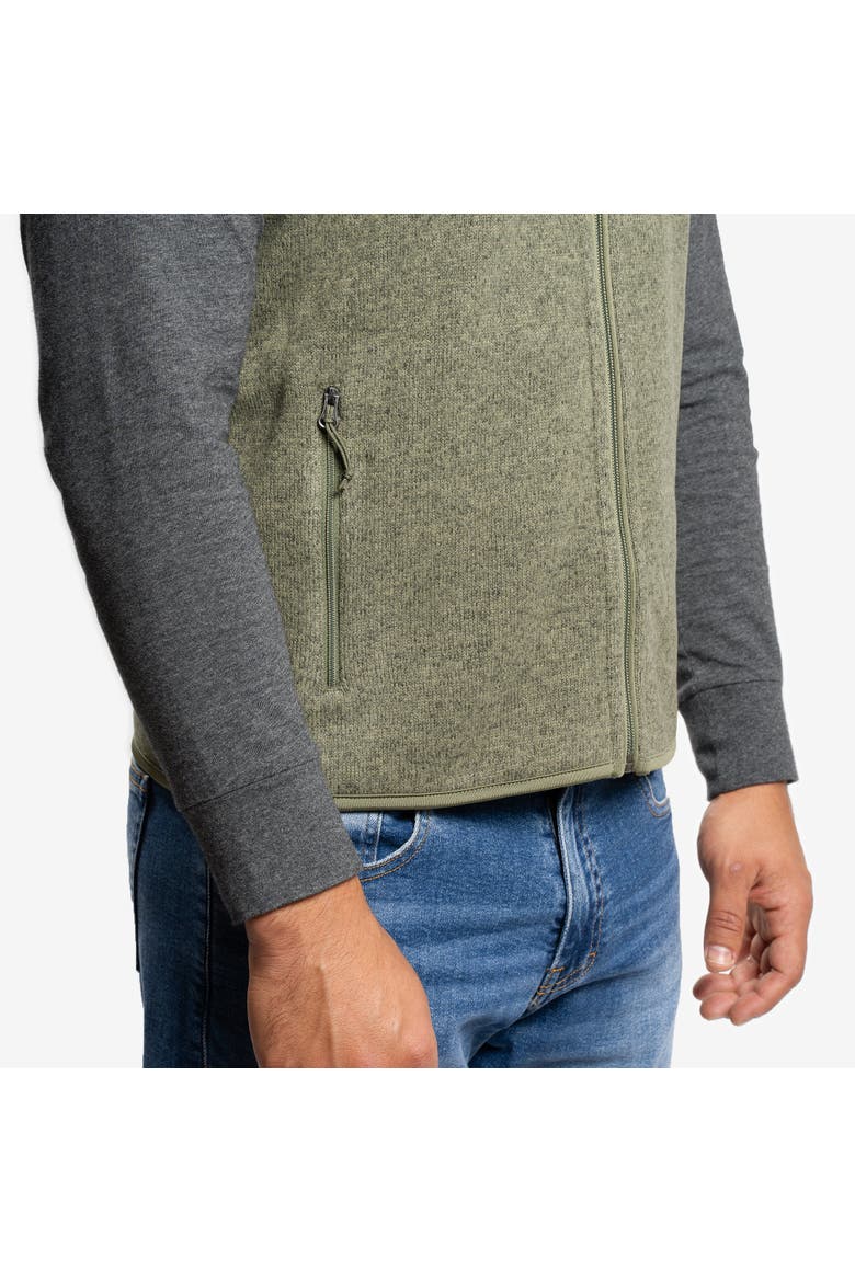 Polartec Fleece Vest, Alternate, color, Olive
