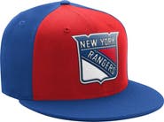 STARTER Men's Starter Red/Blue New York Rangers Logo Two-Tone Snapback Hat