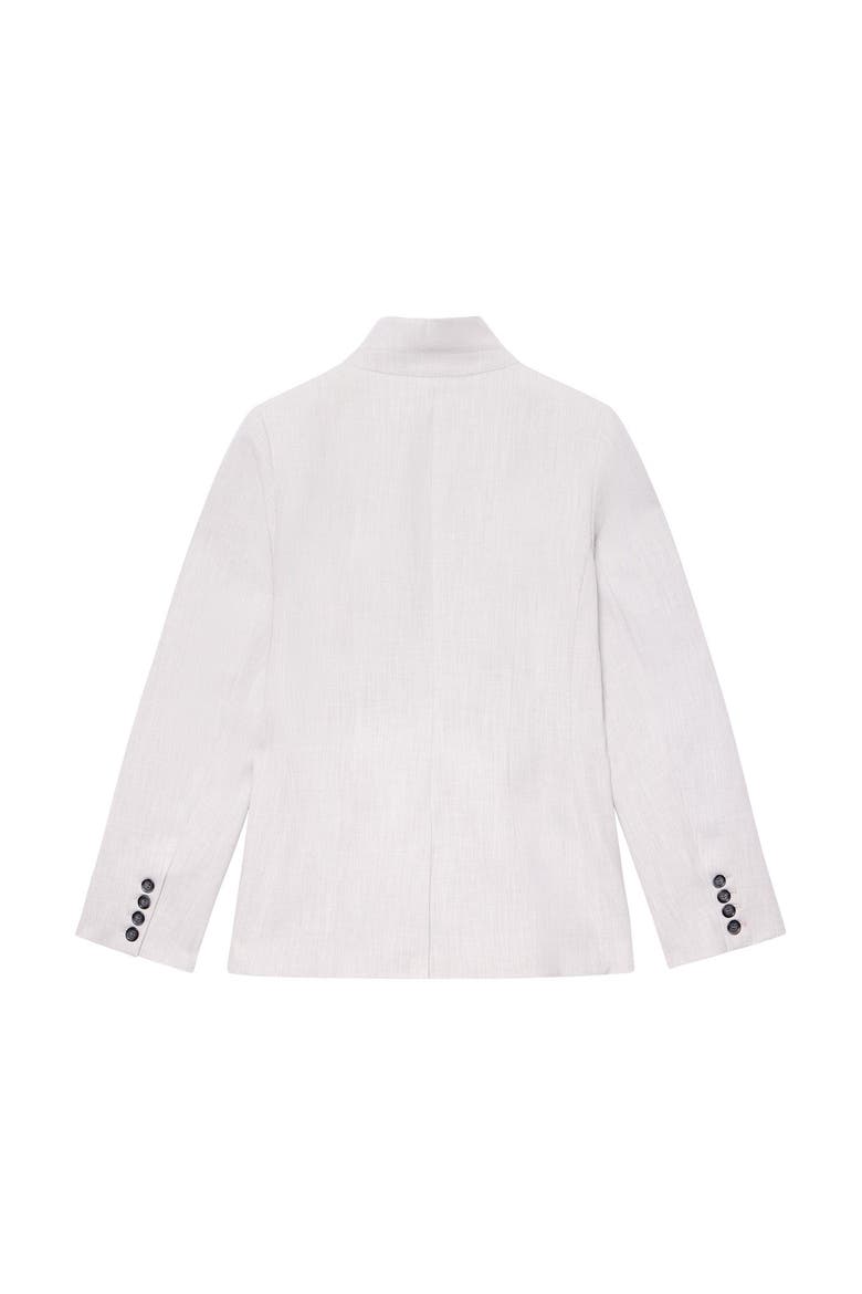 High Neck Blazer, Alternate, color, Grey