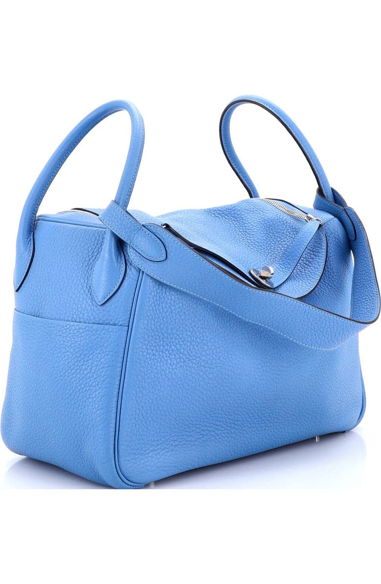 Pre-Owned Hermes Lindy Bag Clemence 34, Alternate, color, Bleu Paradis